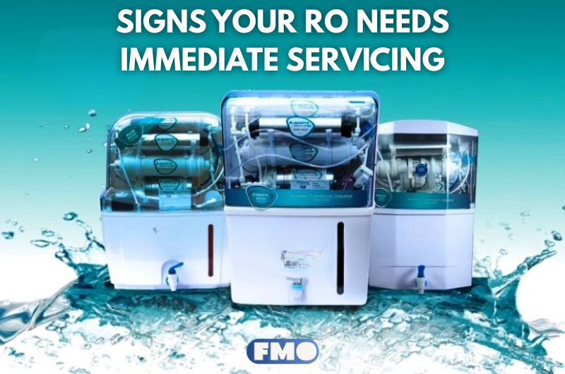 Signs Your RO Needs Immediate Servicing